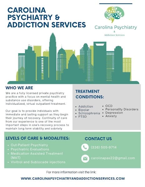 Carolina Psychiatry and Addiction Services